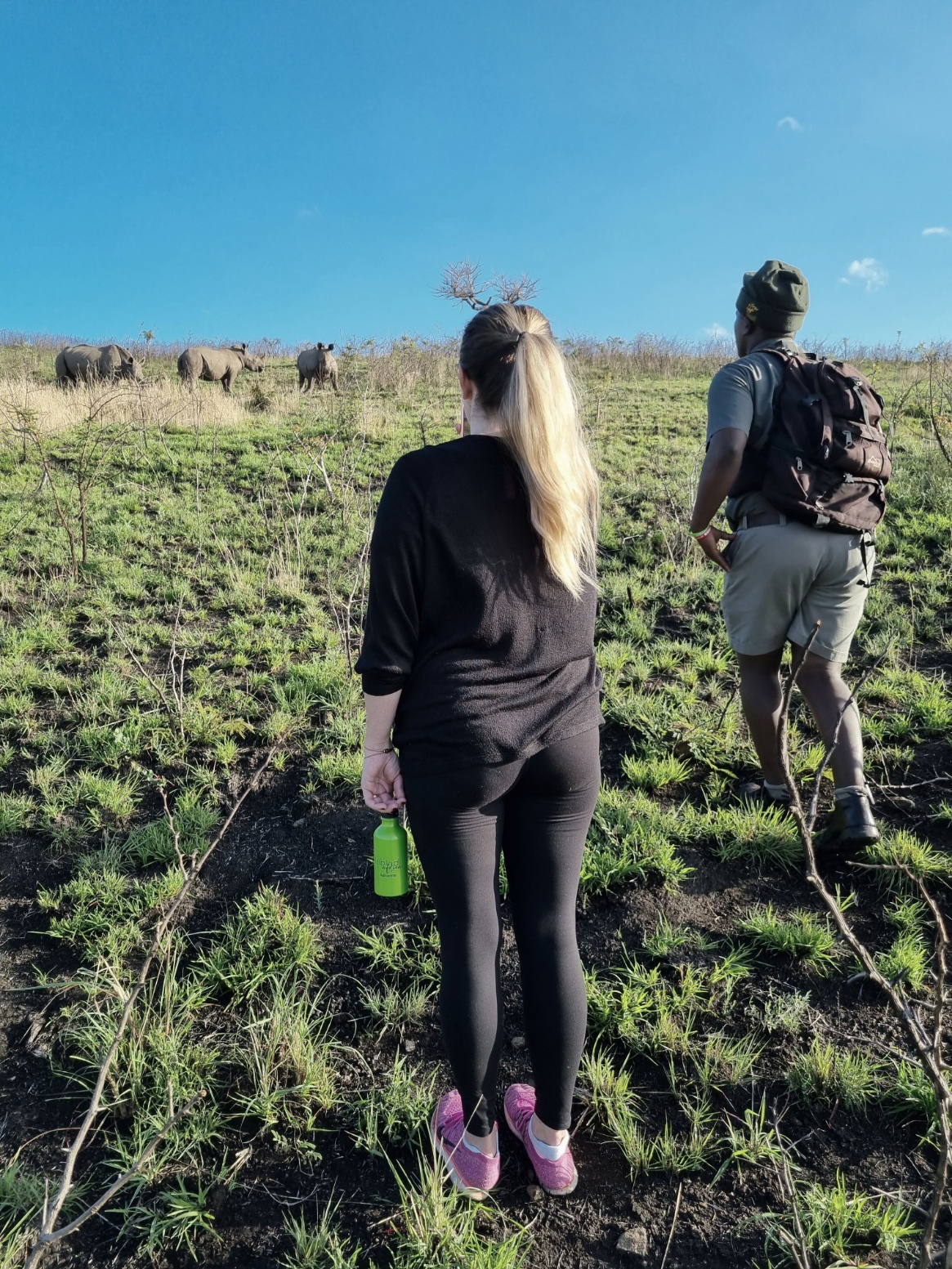 Digital Marketing for Tourism Client Visit | Rhino Ridge Safari Lodge bush walk with rhinos | Capturing content | Isibindi Africa Lodges | Eco Africa Digital